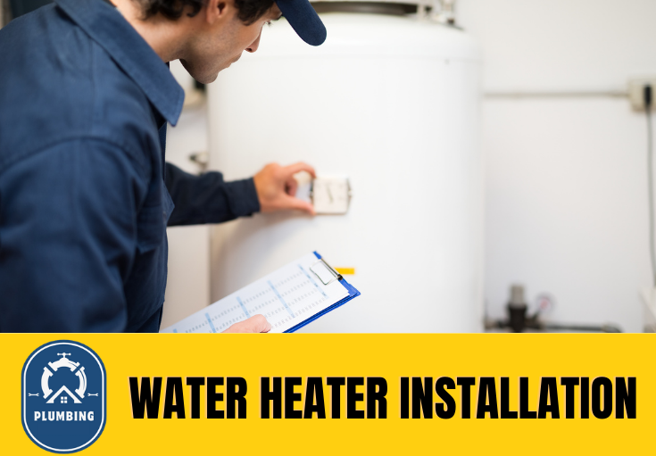 water heater installation Manchester